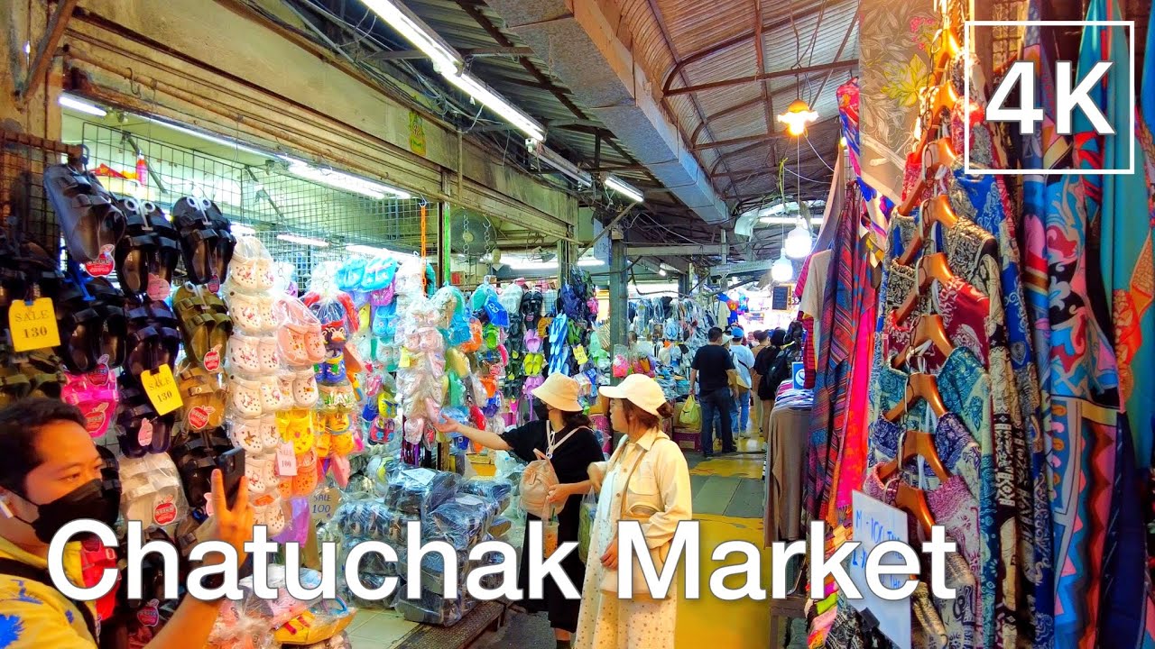CHATUCHAK MARKET BANGKOK, The World’s Largest Weekend Market - 4K Walking Tour | Thailand (2022)