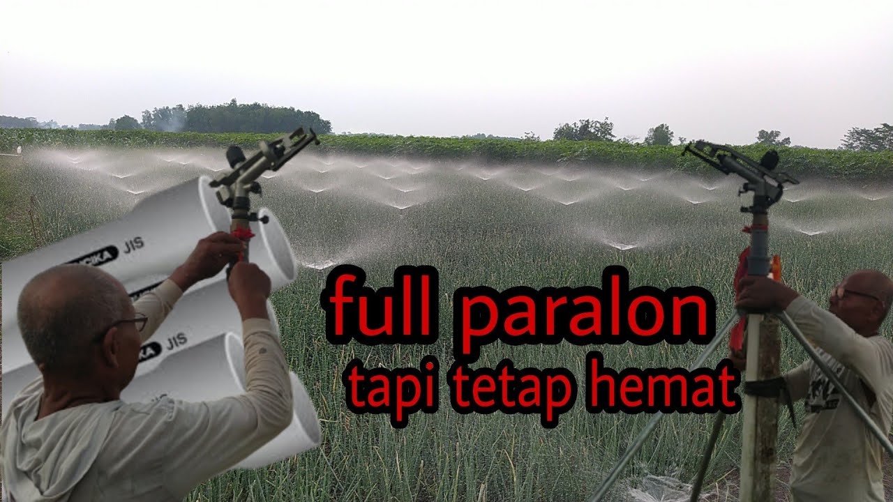 cara merakit sprinkler full paralon dengan tepat , air lebih hemat dan tidak mudah bocor