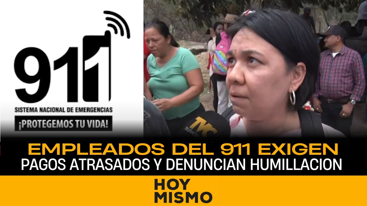 ¡8 DÍAS DE CAOS! Empleados del 911 exigen pagos atrasados y denuncian humillaciones.