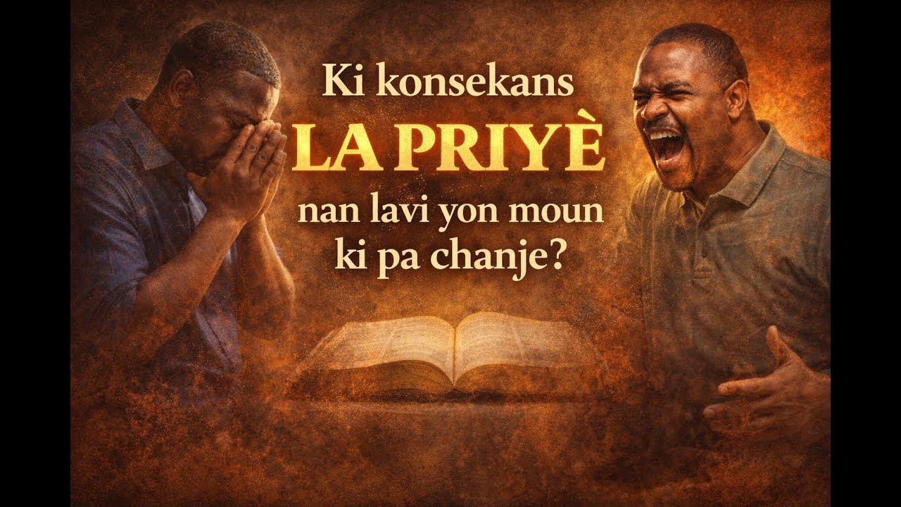 ETID BIBLIK Ki konsekans la priye nan la vi yon moun ki pa chanje