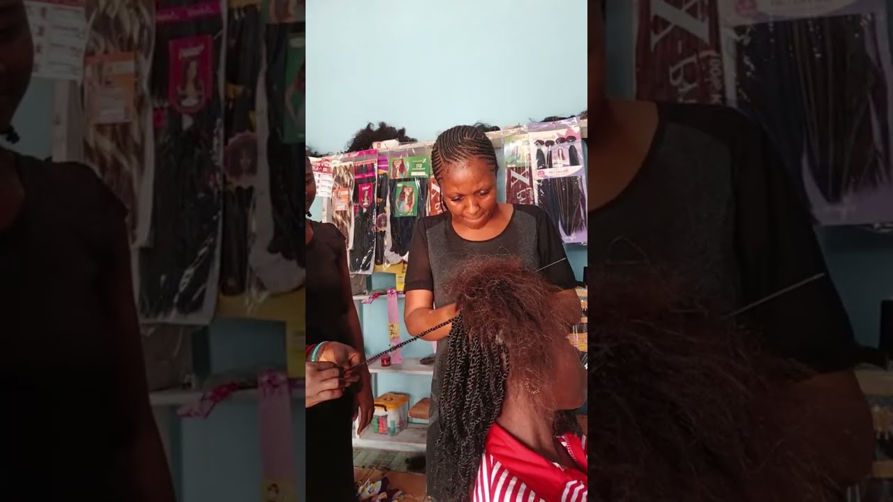 Lets make kinky twist braids