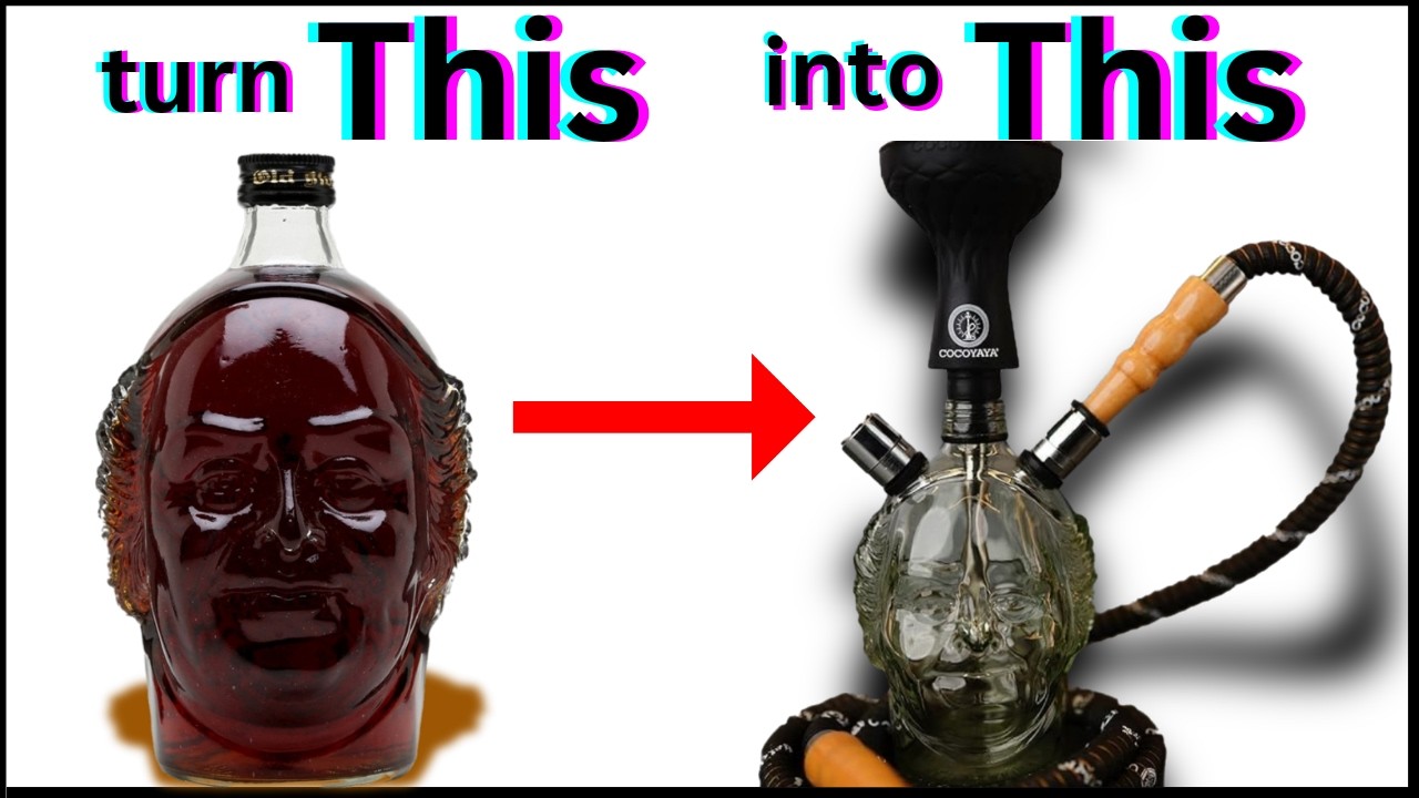 How to make hookha at home / ghar per hukka kaise banaen / bottle hookah / bottle recycle