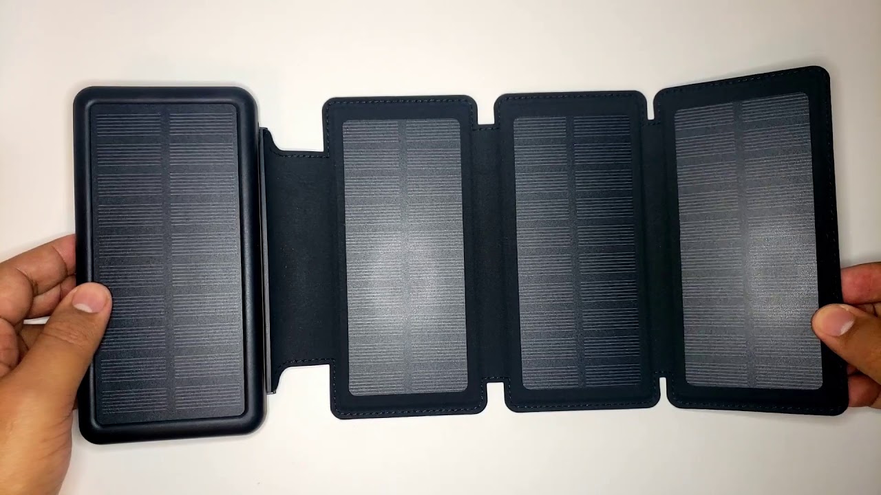 26800 mAh Portable Solar Power Bank - Real Test 2020