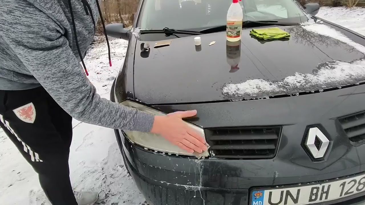 Очистить фару , полировка фар автомобиля, потускневшие фары