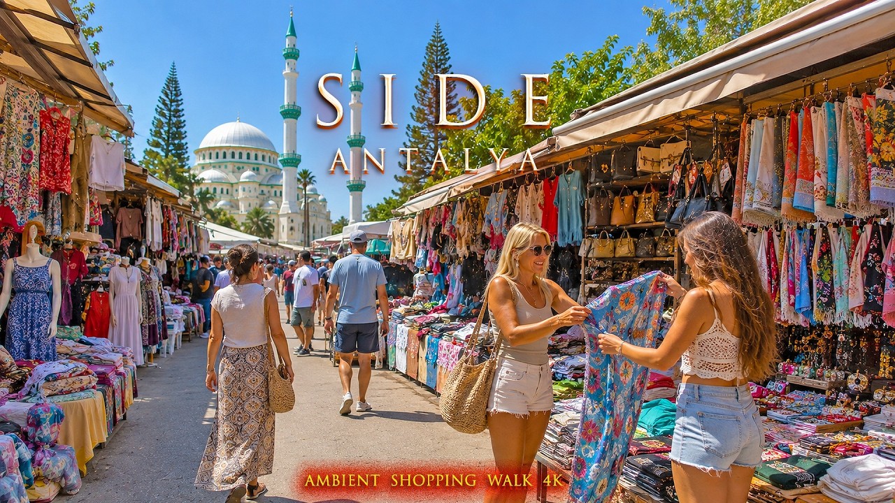 SIDE Saturday BAZAAR 🛍️ Full Review Shopping in T&Uuml;RKIYE #turkey 4K ASMR