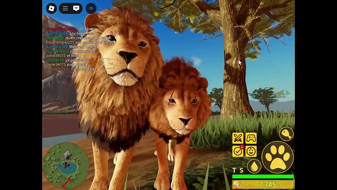VIDA DE SABANA (roblox)