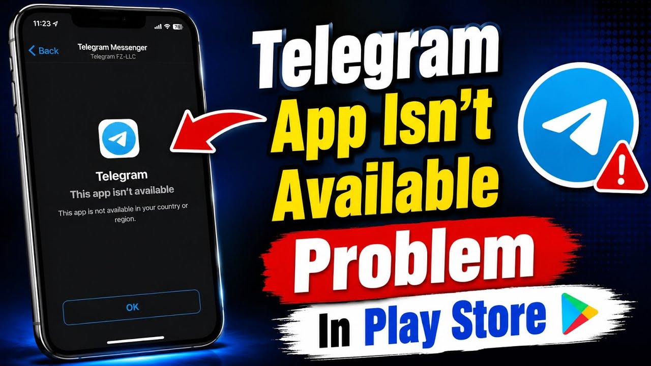 Telegram App Not Showing in Play Store Problem 2026 | Looking for Telegram This app isn't available