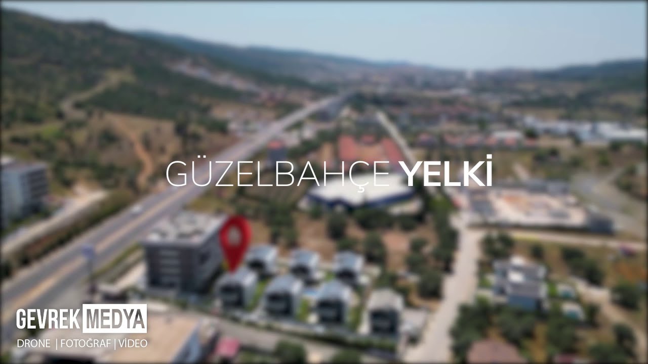 Güzelbahçe Yelki Villa Emlak Drone #gevrekmedya #gayrimenkul