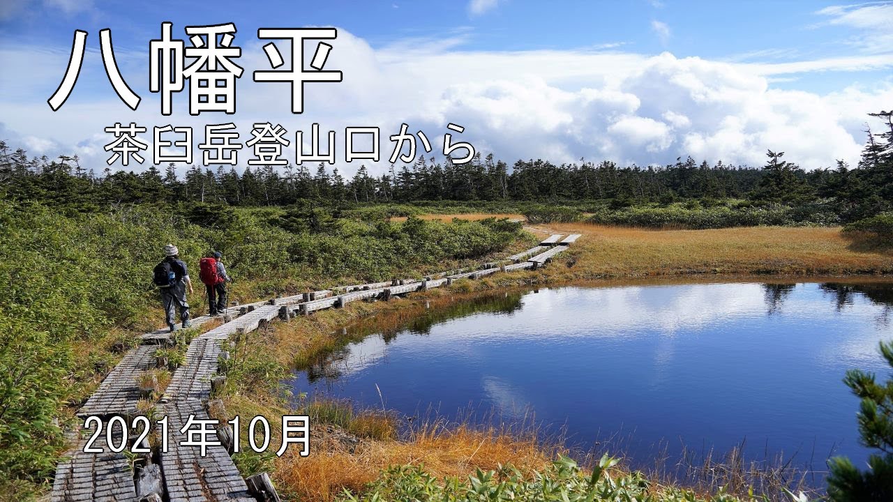 【八幡平】（1,613m)　紅葉と草紅葉の湿原歩き
