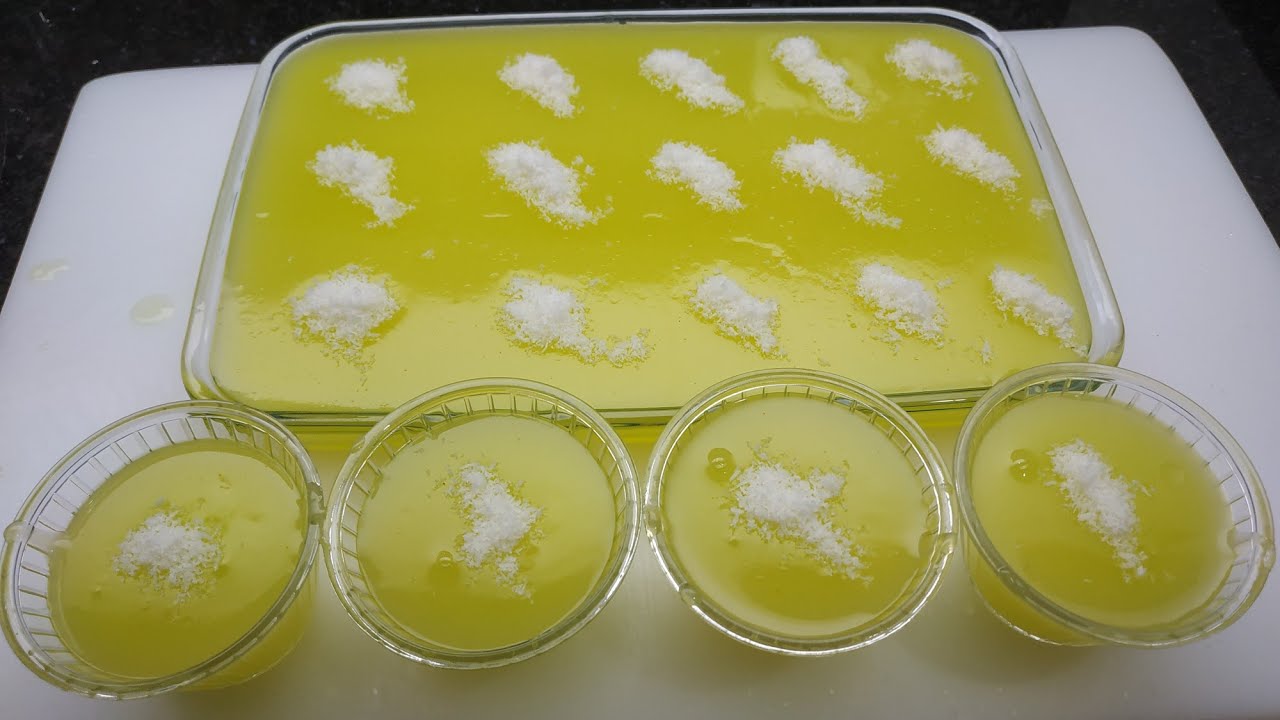 10 ₺ İle çok keyifli bir yaz tatlısı limonlu pelte tarifi.