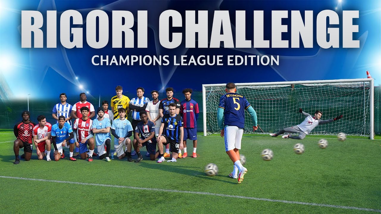 ⚽️RIGORI CHALLENGE DI CHAMPIONS LEAGUE!3.0 con tutte le squadre in gioco! 🏆