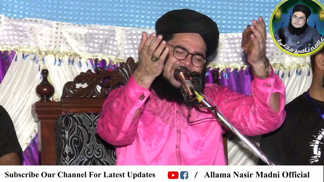 Allama Nasir Madni Hafiz Abad Me Aiesa Bayan Hr Aankh Ro Pri Emotional Bayan