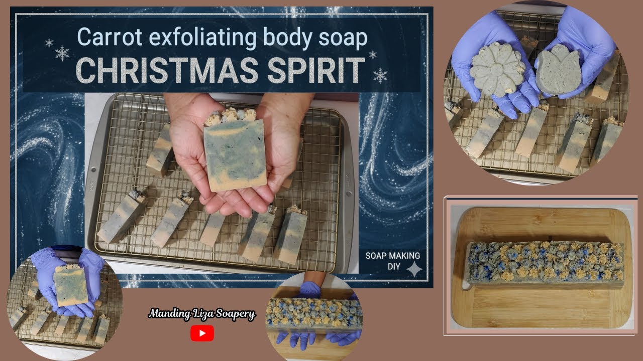 Carrot Christmas Spirit Exfolating Body Soap