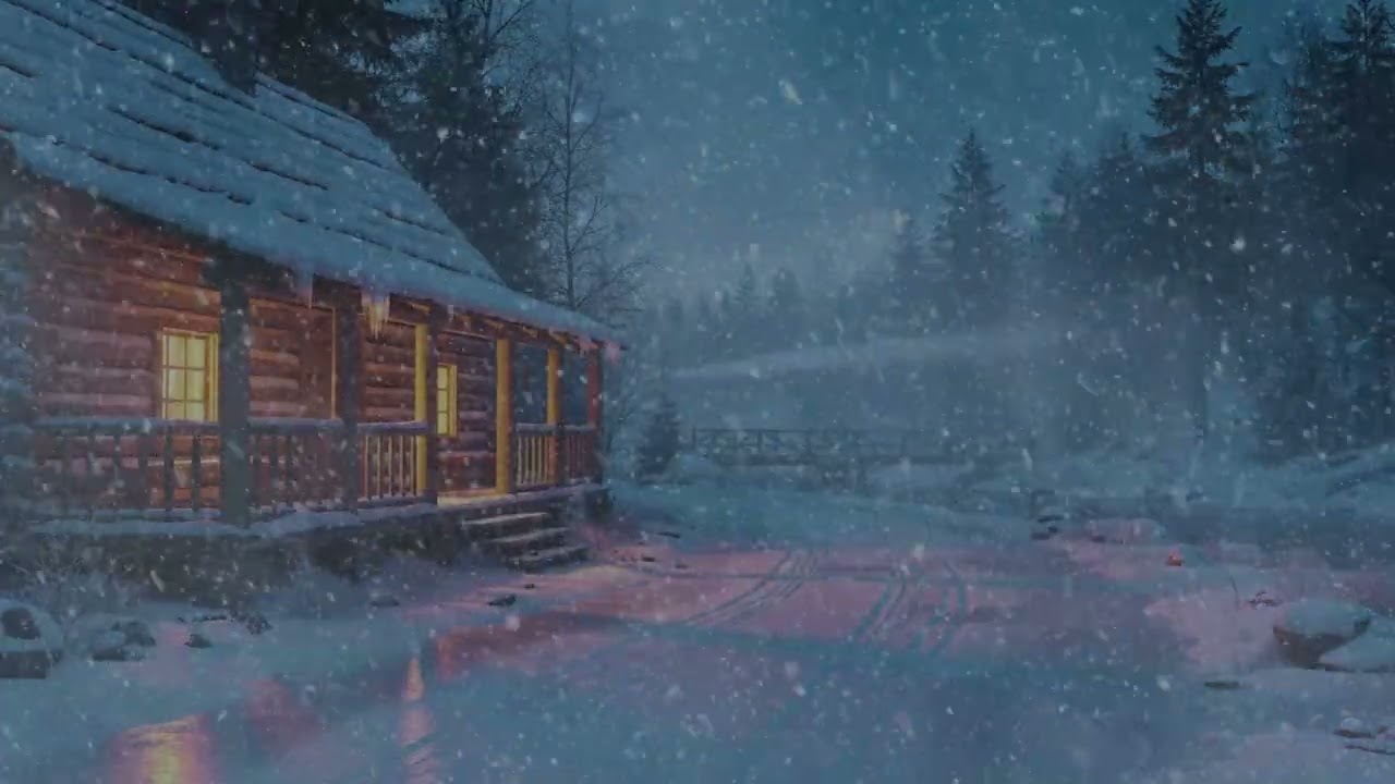 Relaxing Snowfall in a Quiet Forest | Winter Ambience – Snowvae