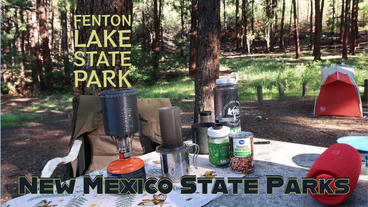 A Simple Tent Camp ~ Fenton Lake State Park