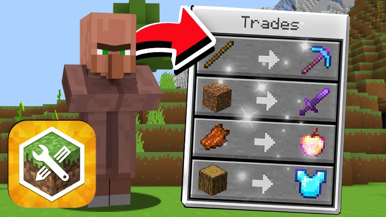 Minecraft PE Tradeos Personalizados Tutorial  | Minecraft Addons Maker | MCPE Bedrock