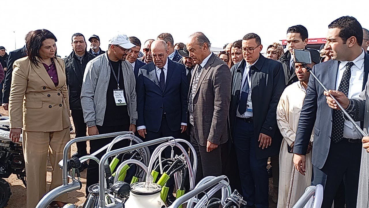 وزير الفلاحة يعطي انطلاقة الدورة 7 للمعرض الوطني للزيتون بالعطاوية.2026