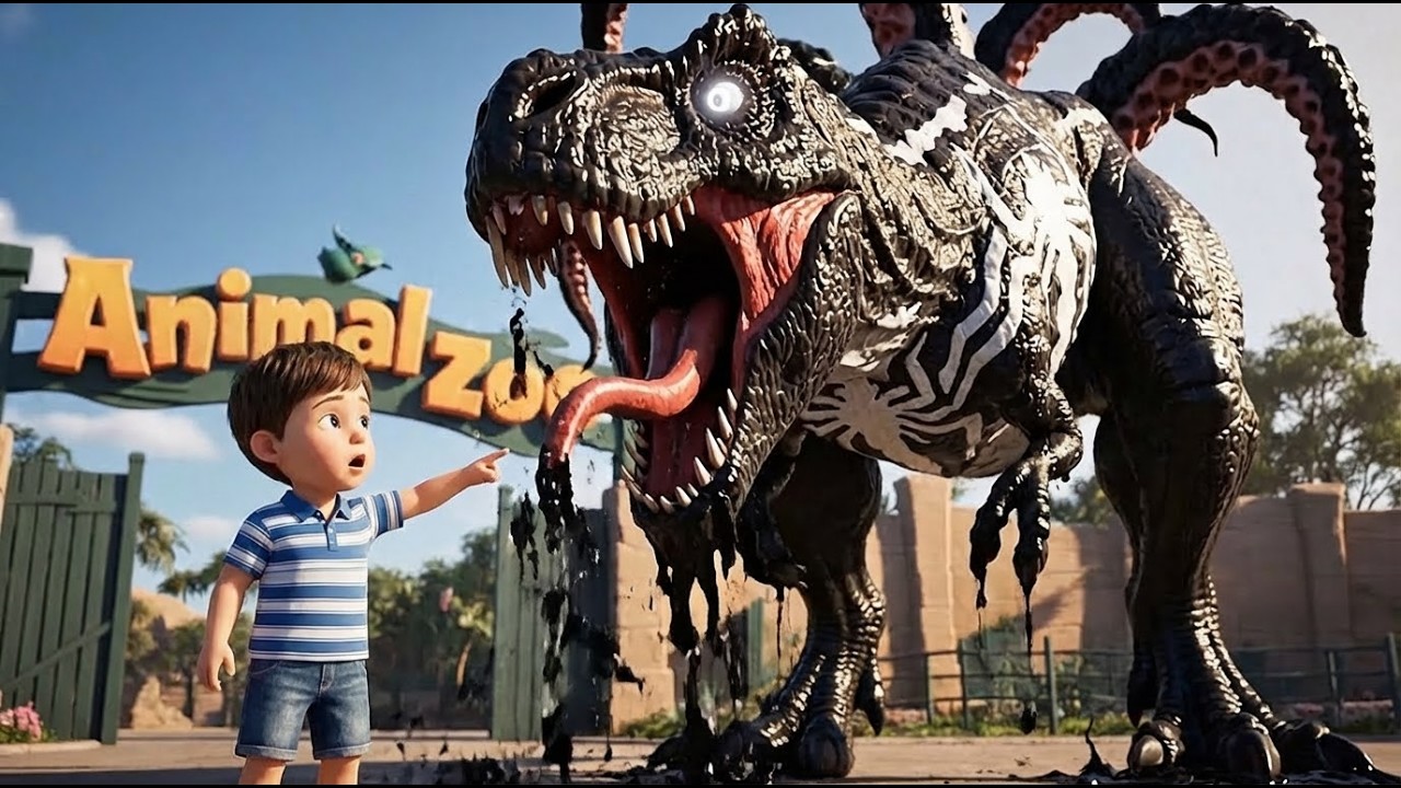 Dino in the Zoo 🦖 | Fun Dinosaur Song for Kids