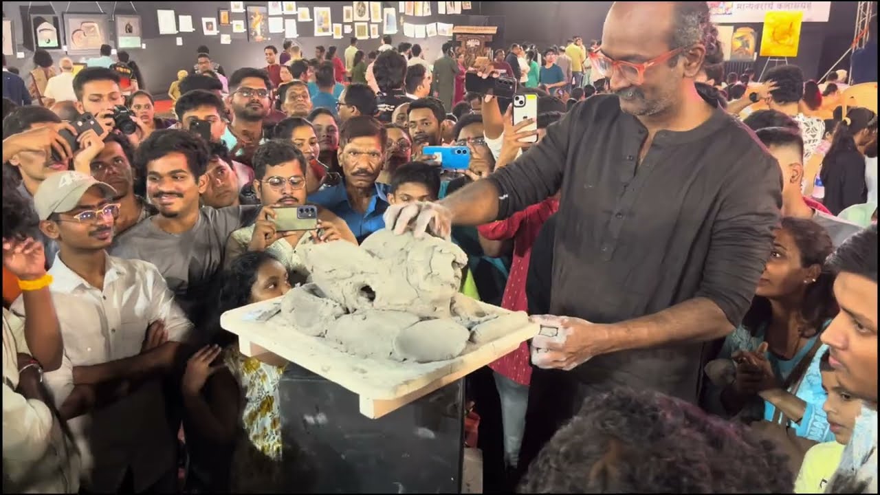 Vishal Shinde Eco Friendly Ganpati Murti Making 2025 #ganpati