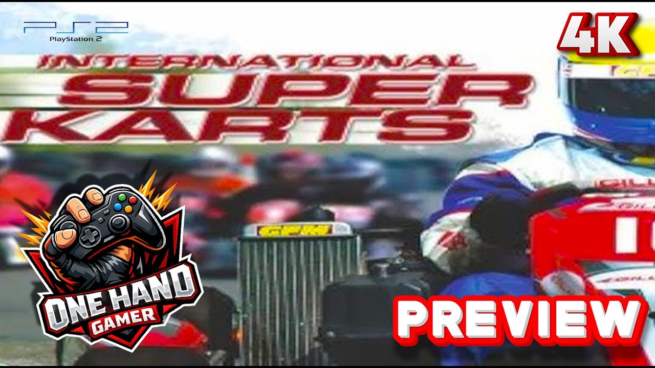 International Super Karts PS2 Gameplay 4K First 5 Minutes One Hand Gamer