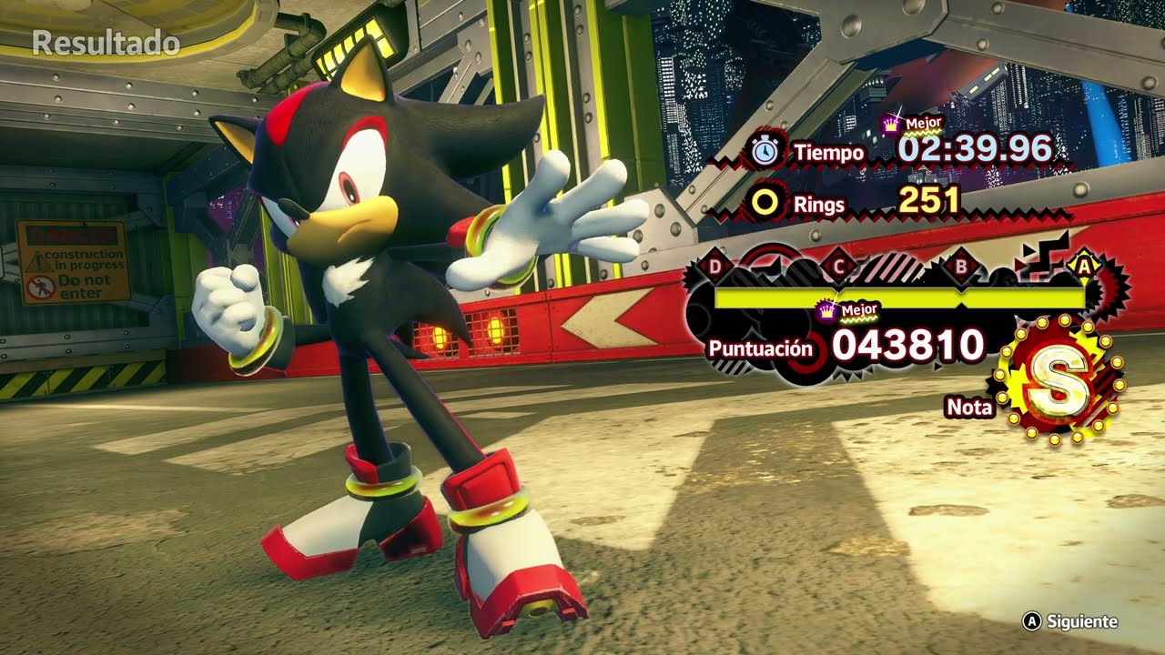 Shadow Generations Radical Highway Act 1 Speedrun 2:39.96 (No Doom Wings)