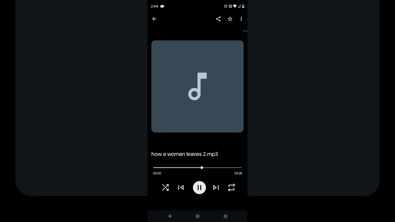 How a woman leaves by Dayday