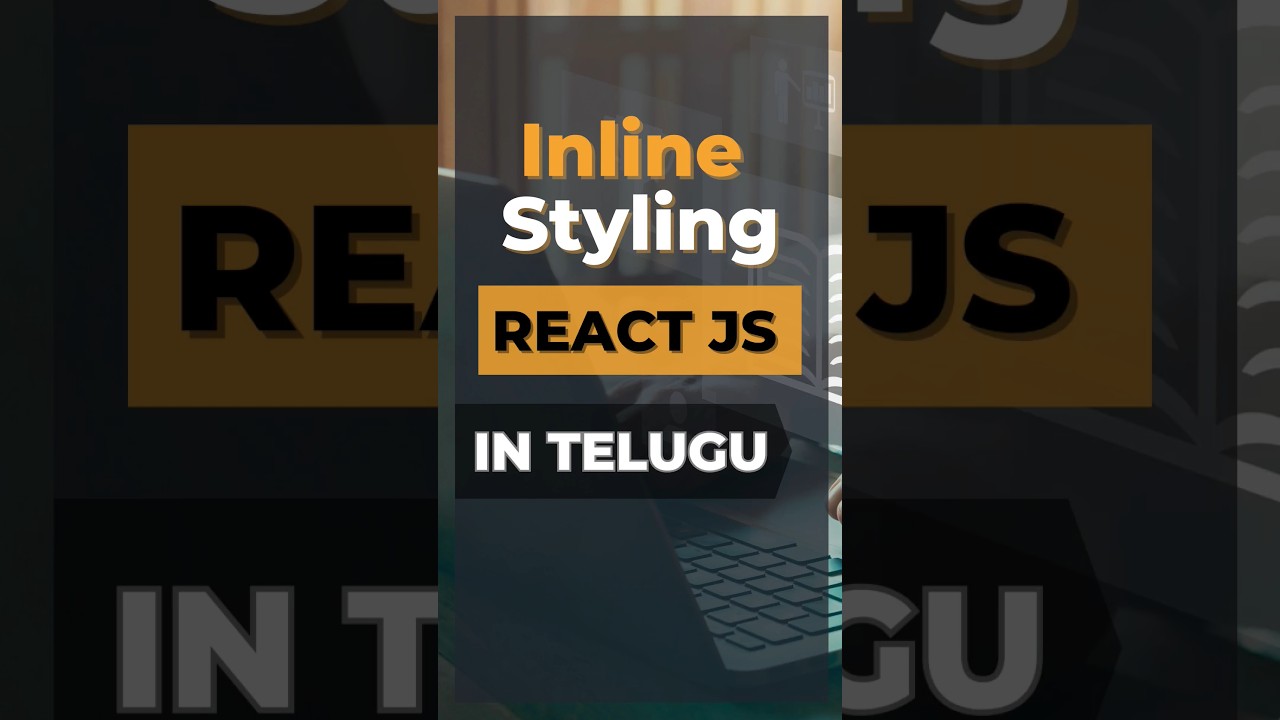 React JS inline CSS styles - Telugu | React JS tutorial | react js | react  #shorts #reels #react
