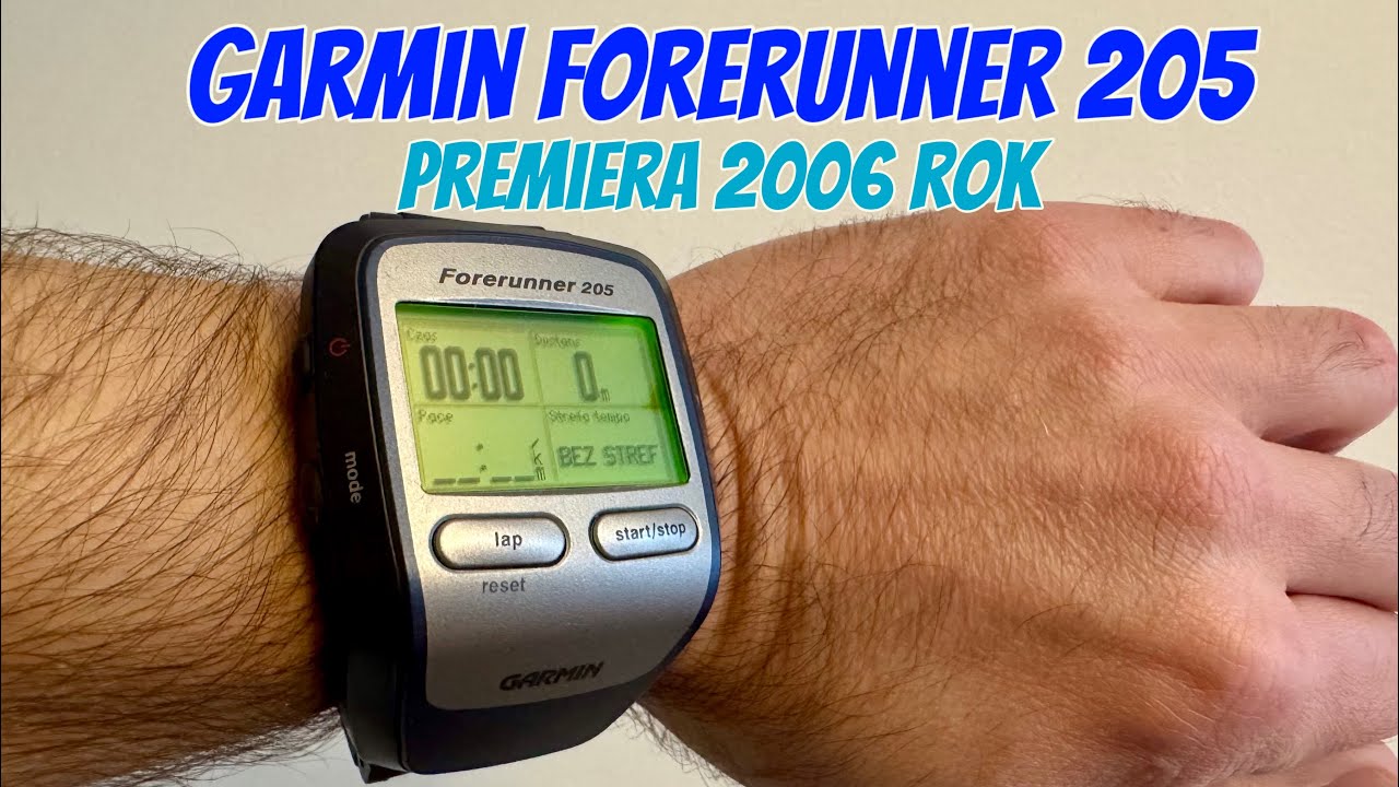 Garmin Forerunner 205 vs Fenix 8 - rocznik 2006 daje radę! Nowa seria - retro Garmin