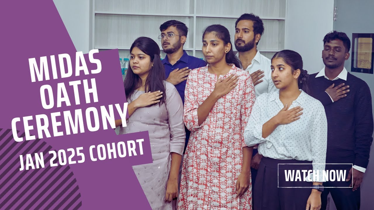Oath Ceremony Jan 2025 Cohort | MIDAS Bengaluru