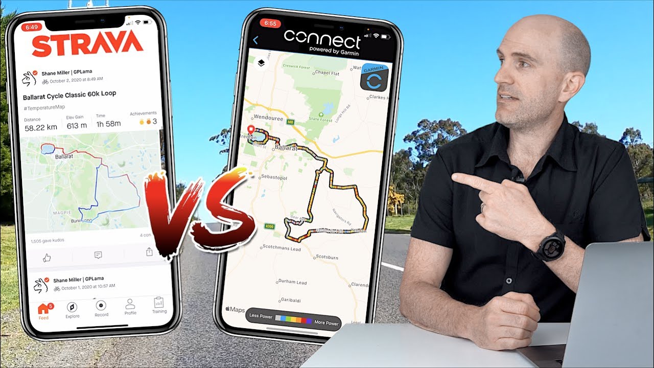 Head to Head: Strava StatMaps vs Garmin Connect Track Data Overlays