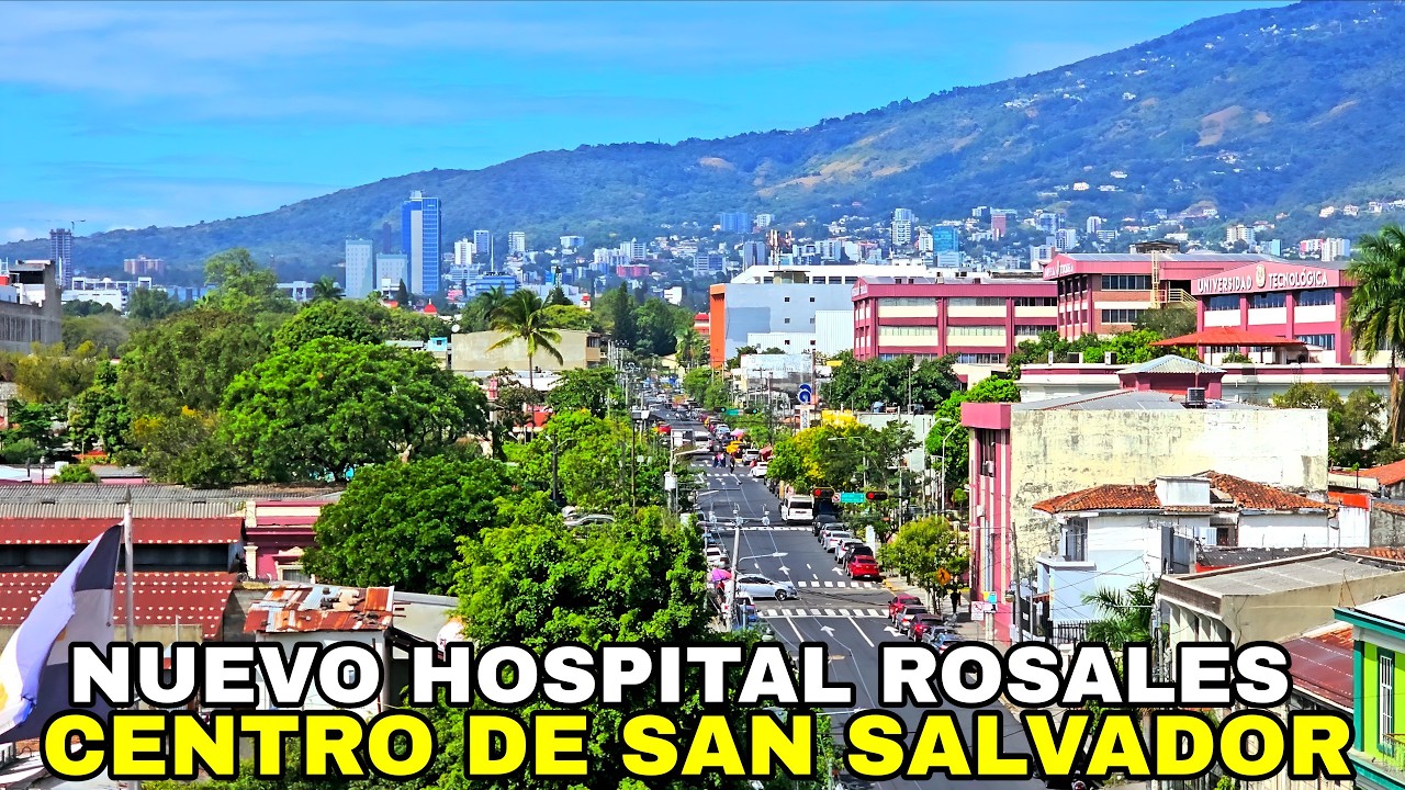 ASI QUEDO NUEVO HOSPITAL ROSALES Y CALLE RUBEN DARIO CENTRO DE SAN SALVADOR. #elsalvador 