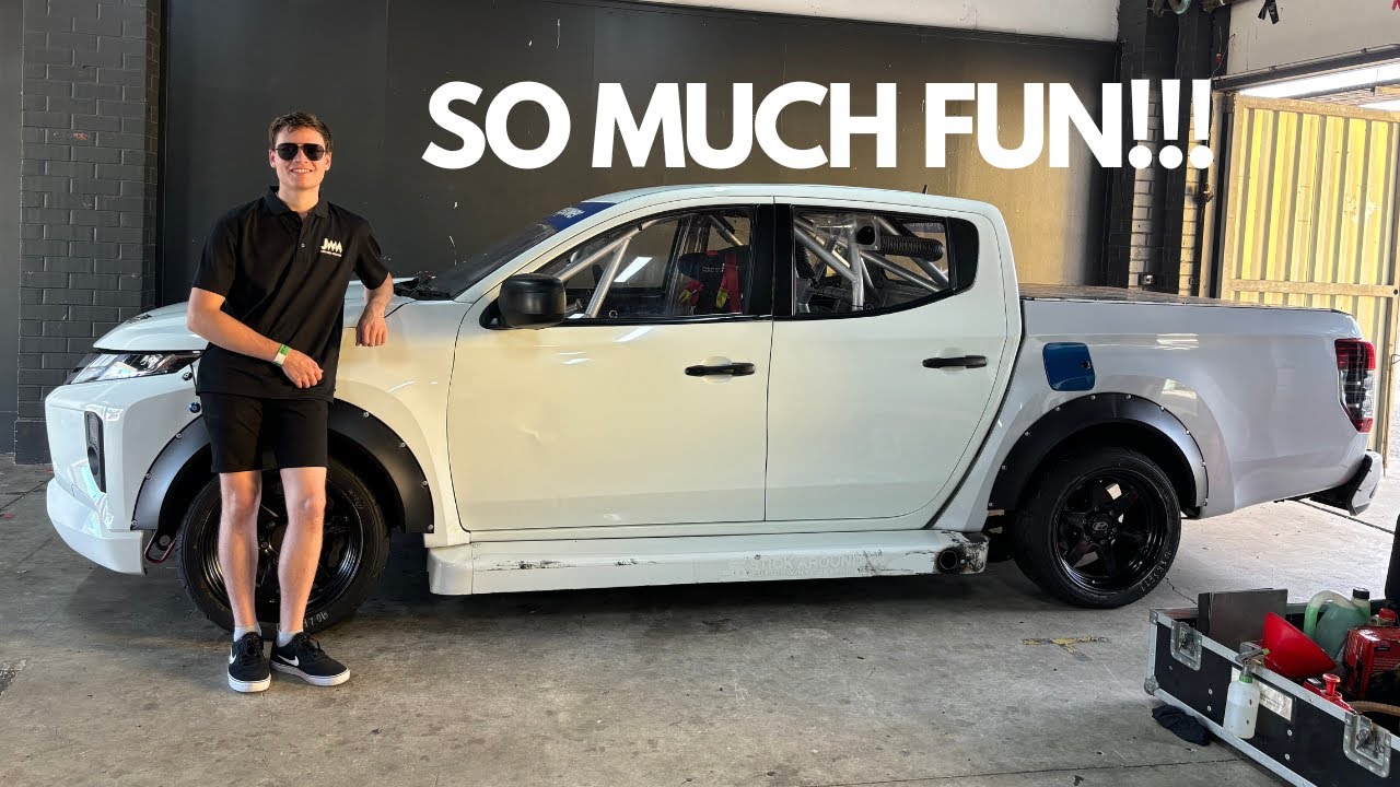 FIRST TIME driving a V8 SUPERUTE!!!