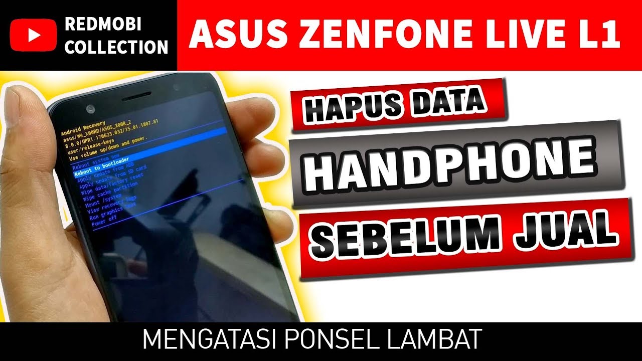 How to factory reset ASUS ZenFone Live L1 | ASUS_X00RD