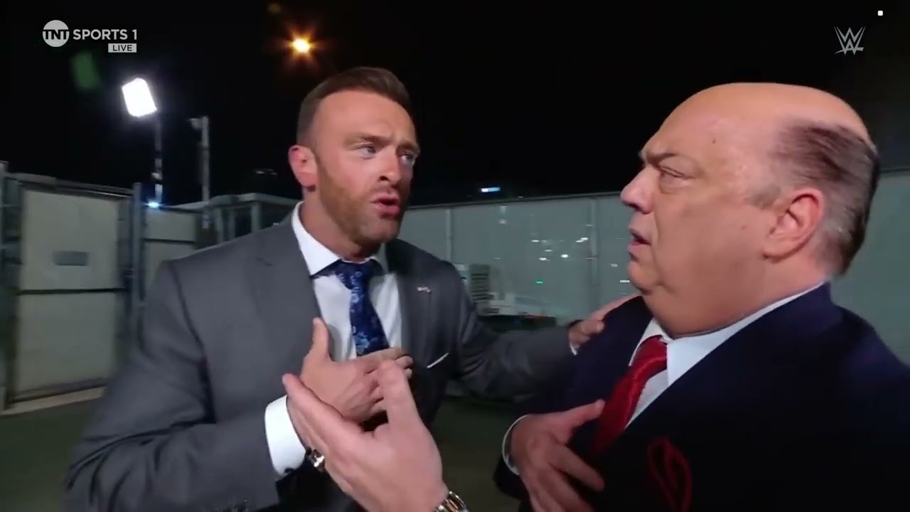 Nick Aldis angry at Paul Heyman | 2024/04/19 | WWE Smackdown