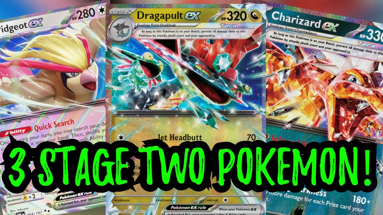 THREE Stage 2 Pokemon Work With DRAGAPULT ex? Pokemon TCG Live