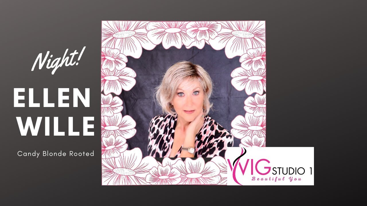 CRAZY WIG LADY Wig Review | Ellen Wille NIGHT | Candy Blonde Rooted