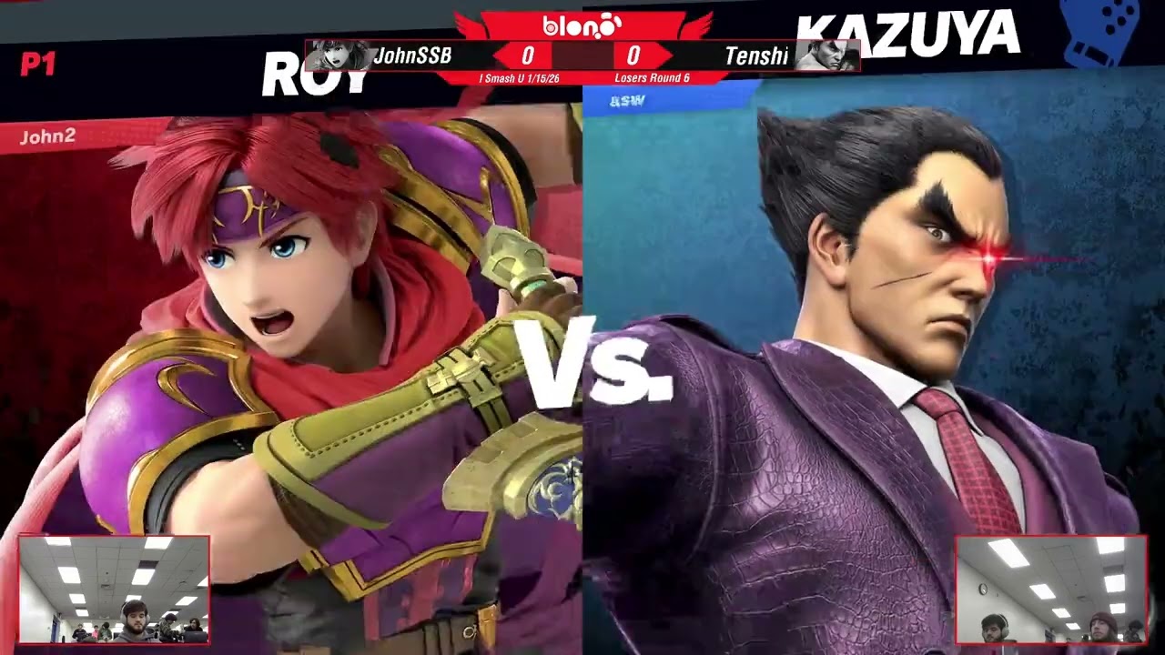 Illinois State Smash Weekly #290 | Losers Round 6: JohnSSB (Roy) vs. Tenshi (Kazuya)