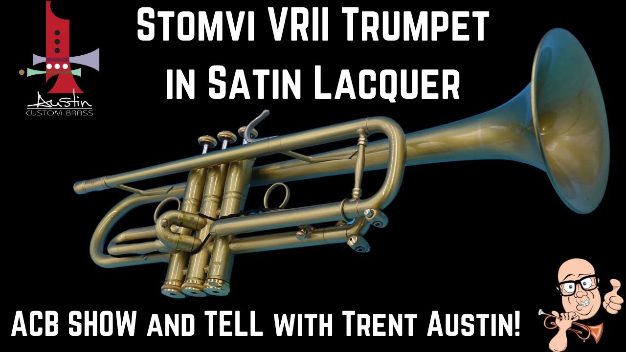 ACB Show and Tell! Stomvi VRII lightweight trumpet in satin lacquer demo!
