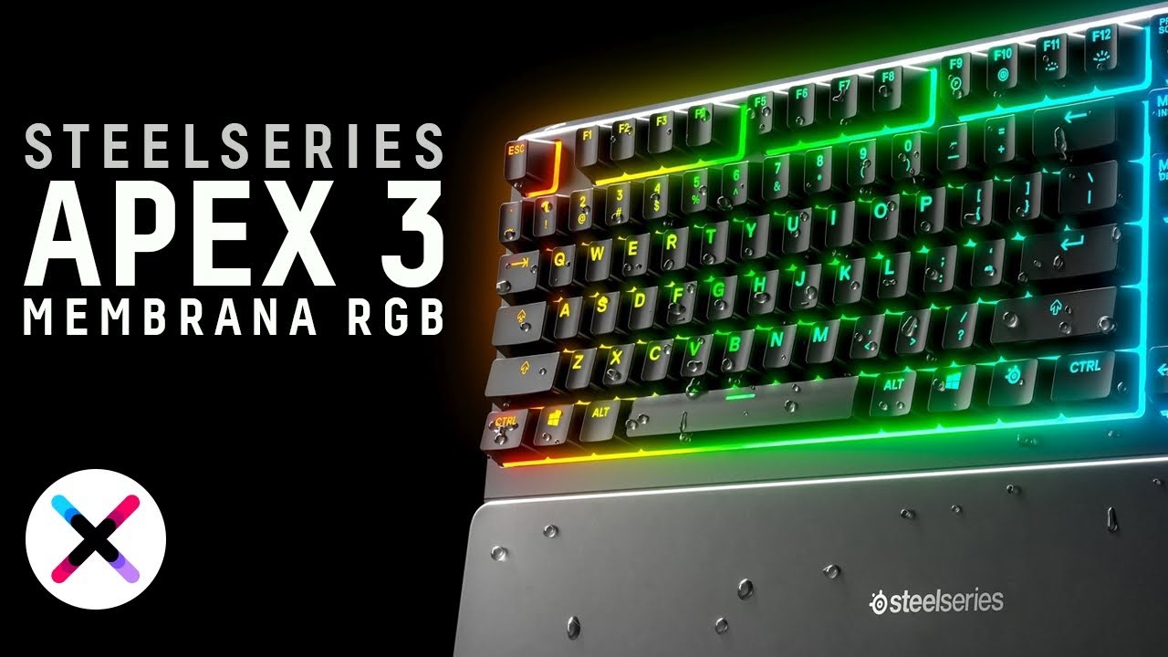 MEMBRAN&Oacute;WKA LEPSZA OD MECHANIKA? | Test, recenzja SteelSeries Apex 3 - membranowej klawiatury z RGB