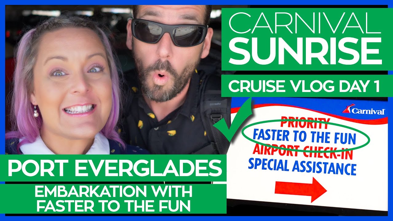 Carnival Sunrise | Boarding the Ship & Faster to the Fun FTTF | Carnival Cruise Vlog Day 01