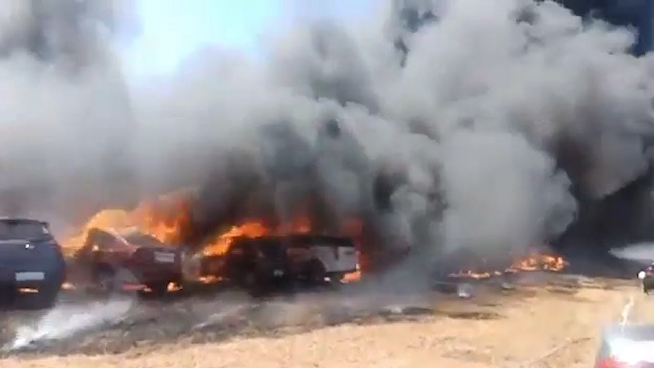 Aero India Show: Massive fire near venue, almost 300 cars burned