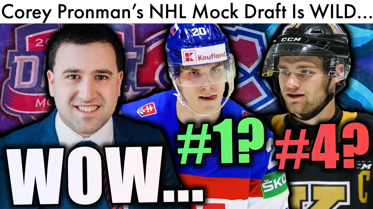 Corey Pronman's Final NHL Mock Draft Is WILD... (Shane Wright To KRAKEN? The Athletic Draft Ranking)
