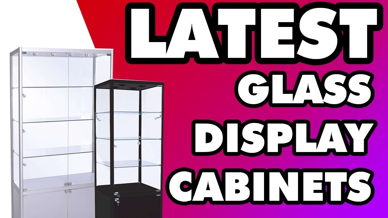 Glass and Storage Aluminium Display Cabinets