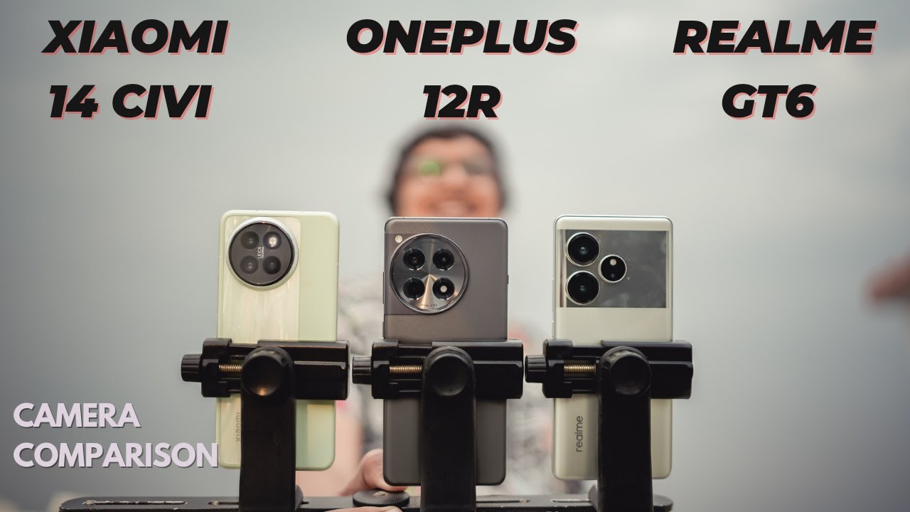 Realme GT6 vs OnePlus 12R vs Xiaomi 14 CIVI | Camera Comparison