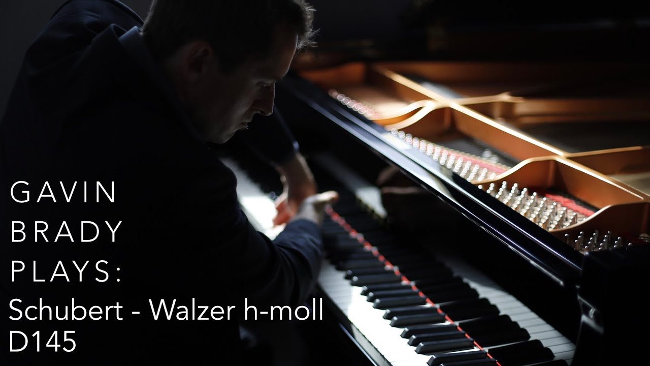 Schubert - Walzer h-moll D145 played by Concert Pianist Gavin Brady in 4K