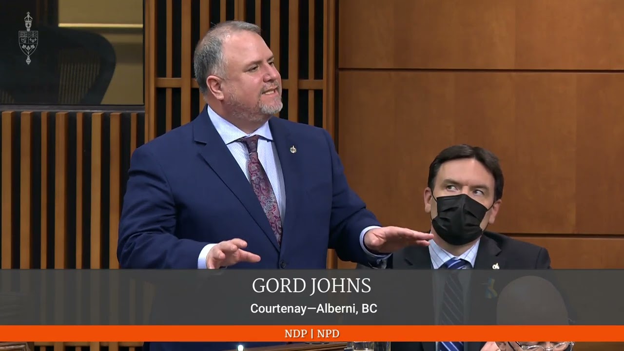 MP Gord Johns Answers Green's Question on Bill C-216 and Low-Barrier Access to Safe Supply