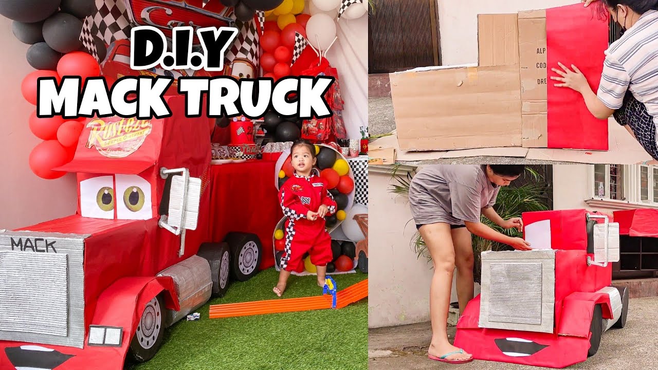 Mack Cars Truck DIY | DIY Cars | DIY Cars Birthday Themed Party Ideas