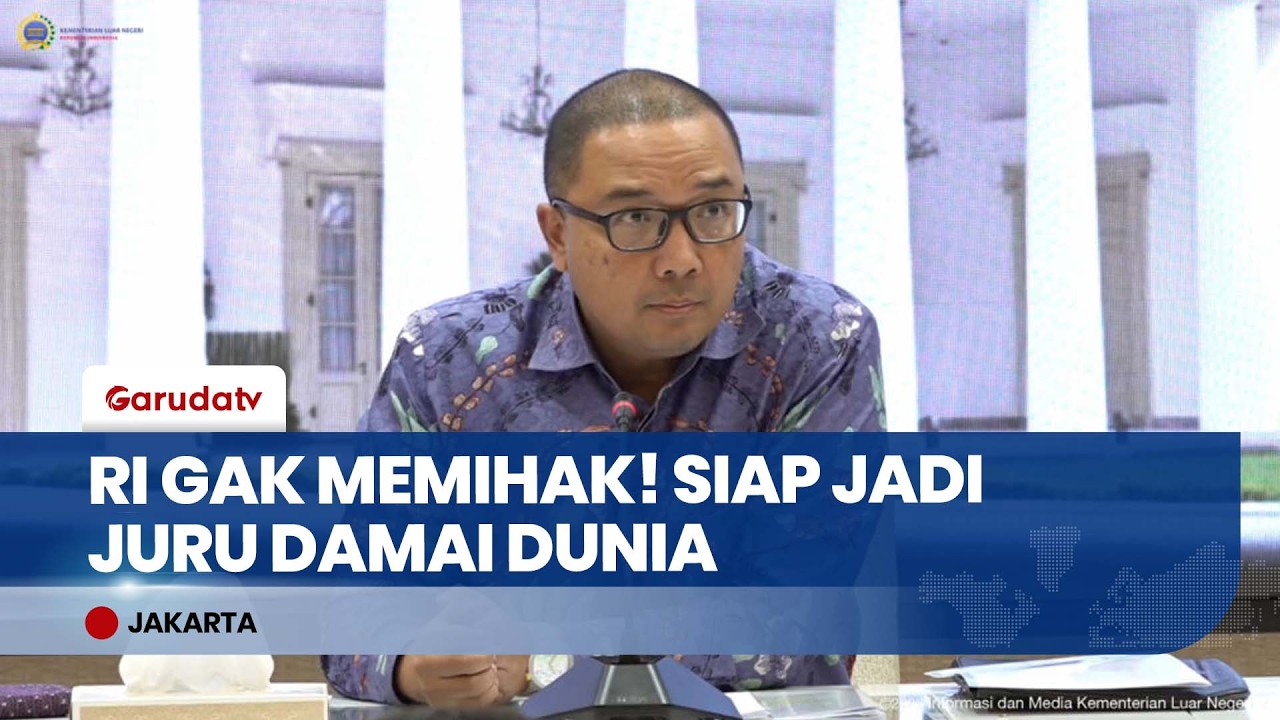 SIKAP TEGAS INDONESIA! Pilih Netral di Konflik Timur Tengah & Siap Jadi Juru Damai!