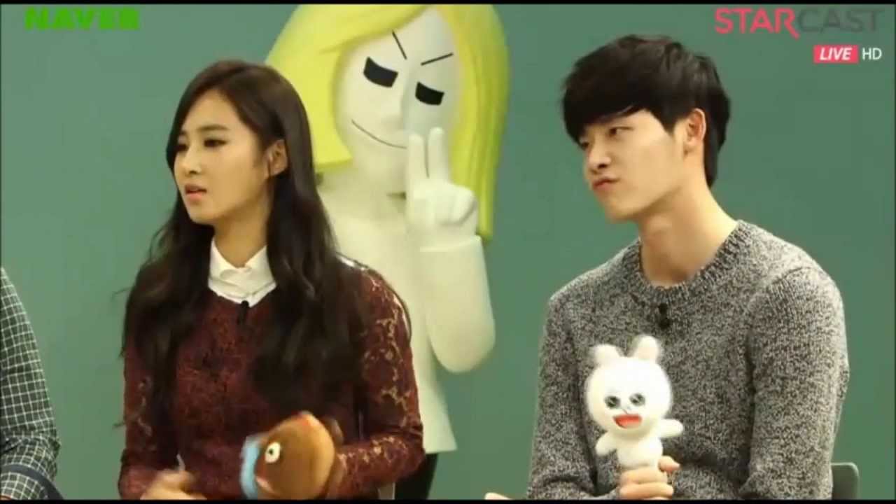 [HD] 131022 No Breathing Line Star Chatting [1/4] (Kwon Yuri SNSD, Seo In-Guk, Lee Jong-Suk)