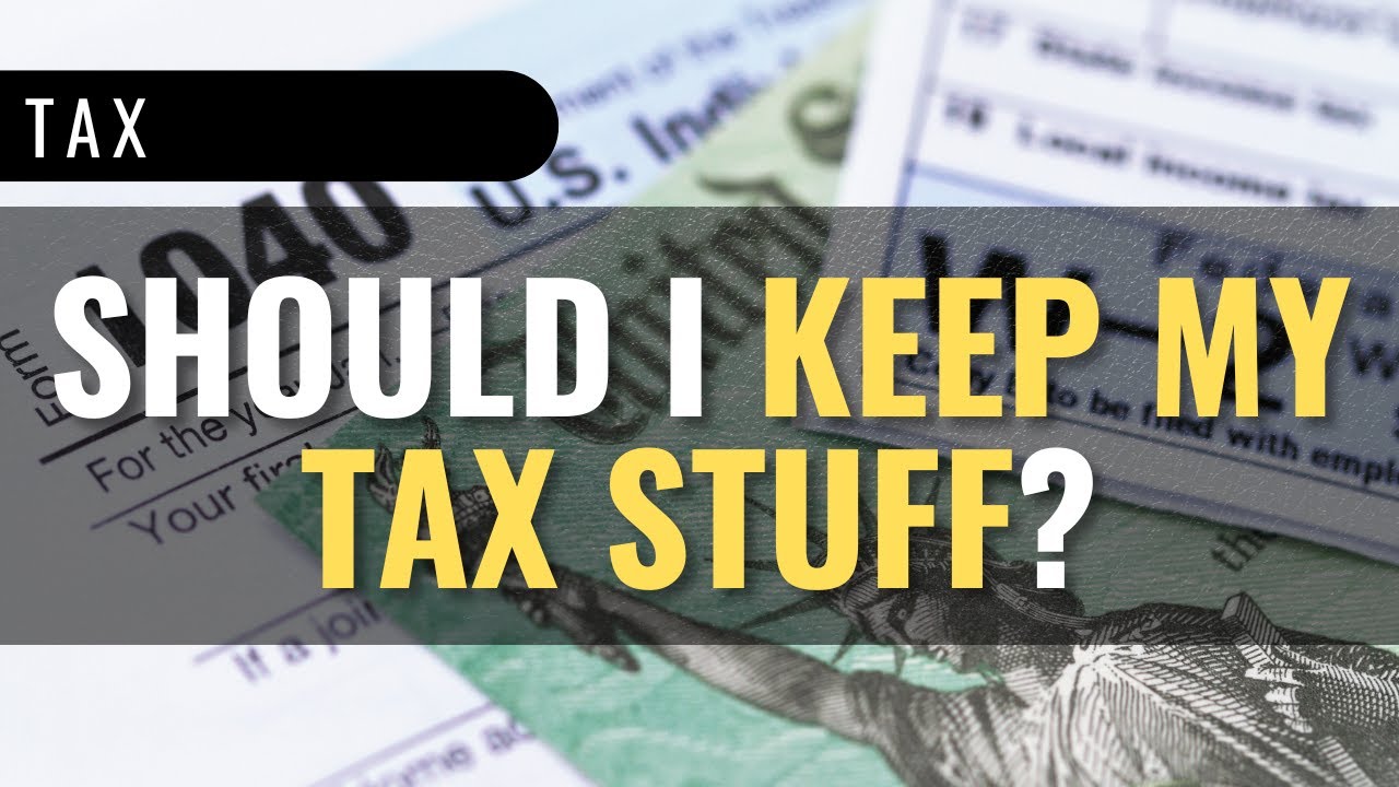 This is how long to keep tax documents ➡️ W2s, 1099s, 1040s, etc